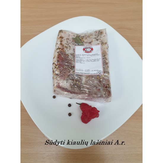 Sūdyti kiaulių lašiniai, 1 kg Sūdyti kiaulių lašiniai, 1 kg