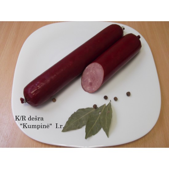 Karštai rūkyta dešra „Kumpinė", 1 kg Karštai rūkyta dešra „Kumpinė", 1 kg