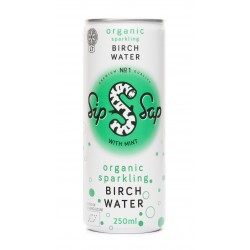 Gazuota beržų sula SIP SAP su mėtomis, 250 ml