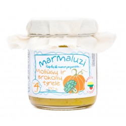 Moliūgų ir brokolių tyrelė (nuo 4 mėn.), 100 g