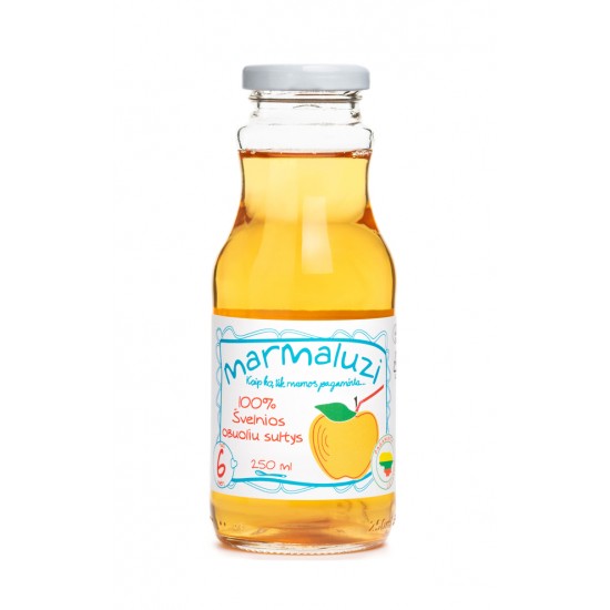 100 % švelnios obuolių sultys (nuo 6 mėn.), 250 ml 100 % švelnios obuolių sultys (nuo 6 mėn.), 250 ml