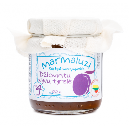 Džiovintų slyvų tyrelė (nuo 4 mėn.), 100 g Džiovintų slyvų tyrelė (nuo 4 mėn.), 100 g