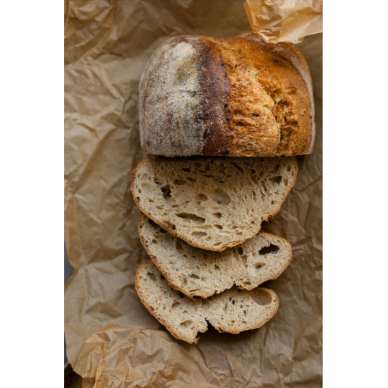 Natūralaus raugo kvietinė duona