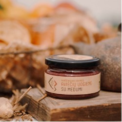 Aviečių uogienė su medumi, 250 g